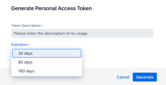 generate token